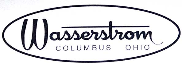 An older version of the Wasserstrom logo based on Sidney Wasserstrom's signature