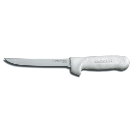 Dexter Russell S136N-PCP Sani-Safe White Handle 6" Boning Knife