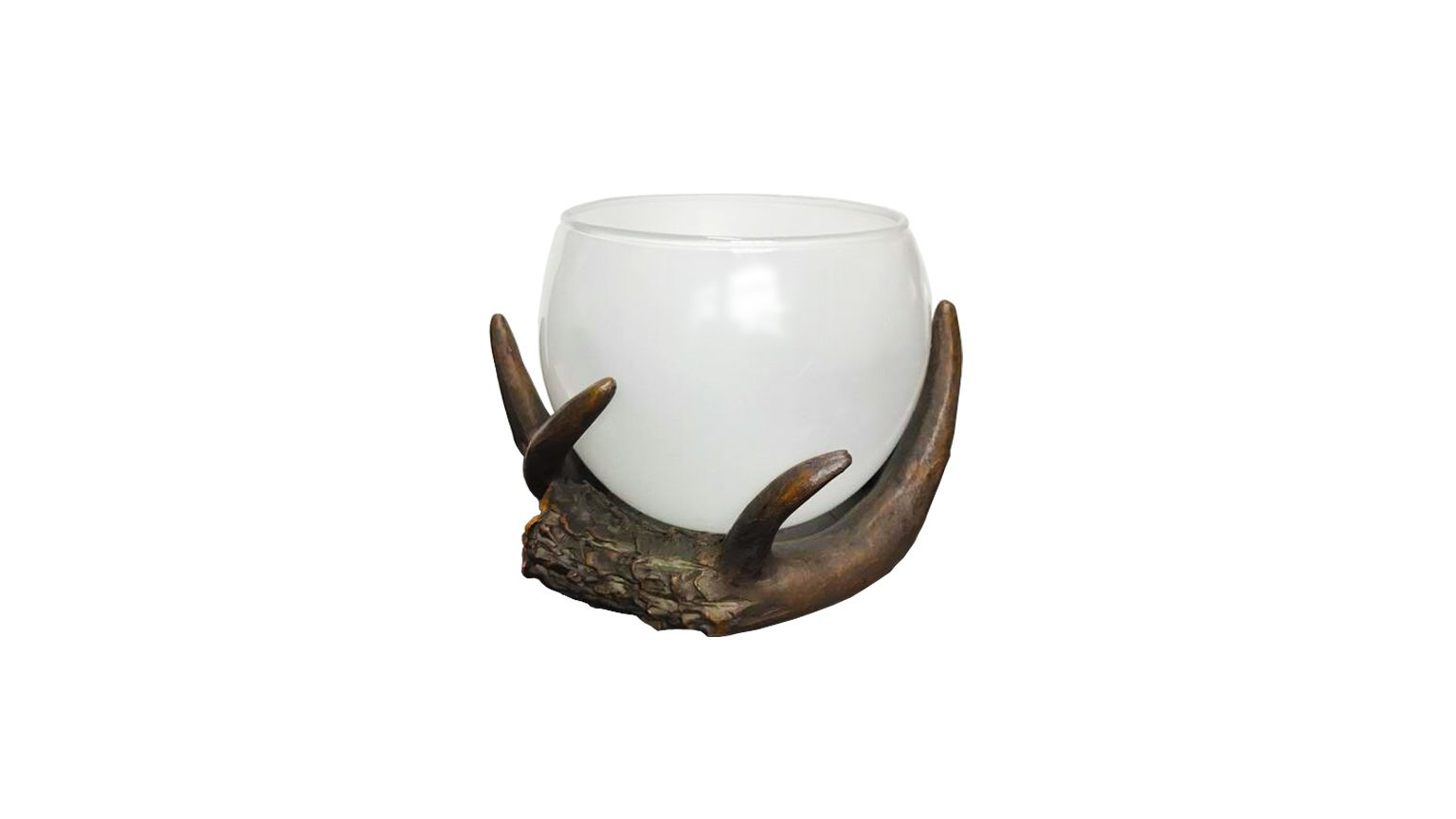 The Amazing Flameless Candle 820242-02 Antler Candle Vase