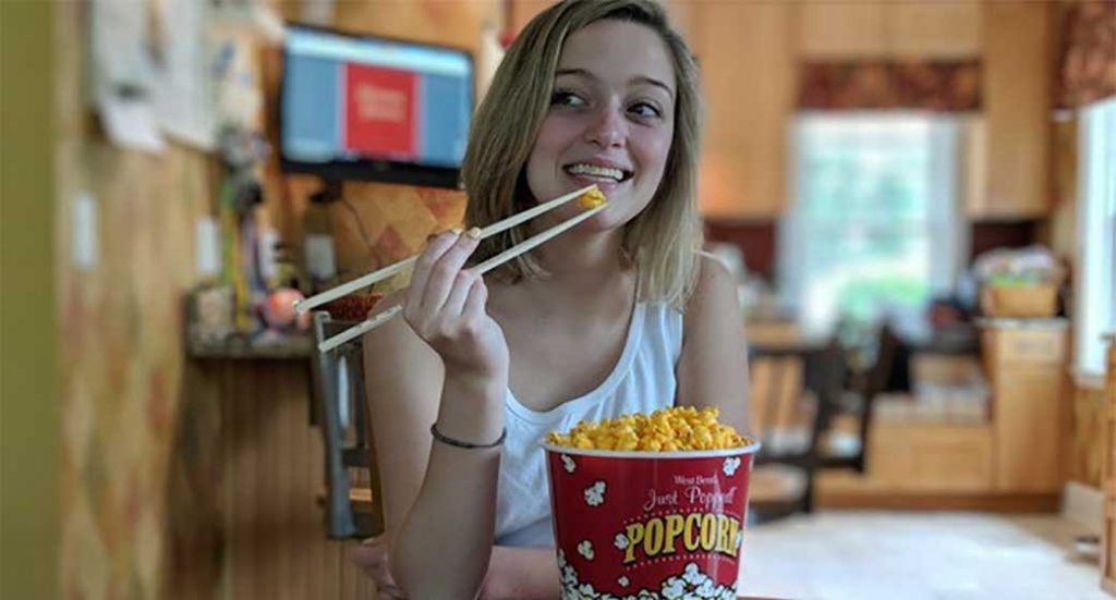 A unique experience, like eating popcorn with chopsticks, can actually make customers rate your food more highly.