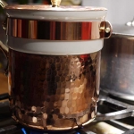 A fancy bain marie used for cooking delicate foods