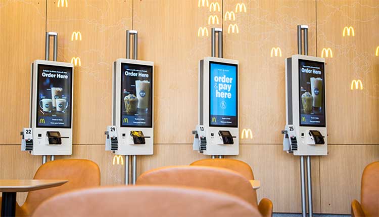 McDonald's touchscreen kiosks. Spoiler alert: Probably also covered in fecal bacteria.