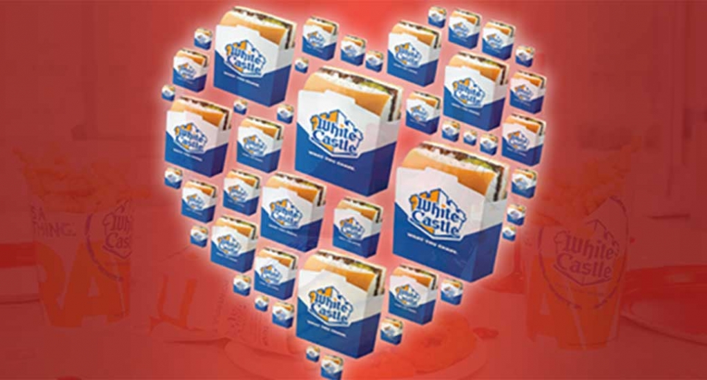 On Valentine's Day, you crave White Castle