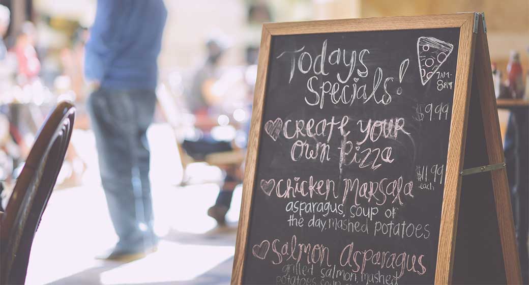 Menus that appear handwritten make customers believe that the food is healthier