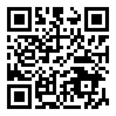 A sample QR code. Your code will be unique for your online menu.