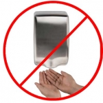 Touchless Electric Air Hand Dryers are probably not great right now.