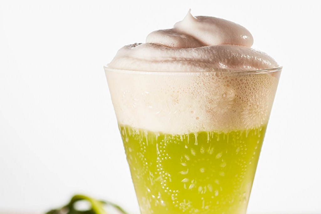Foamy specialty iSi cocktail.
