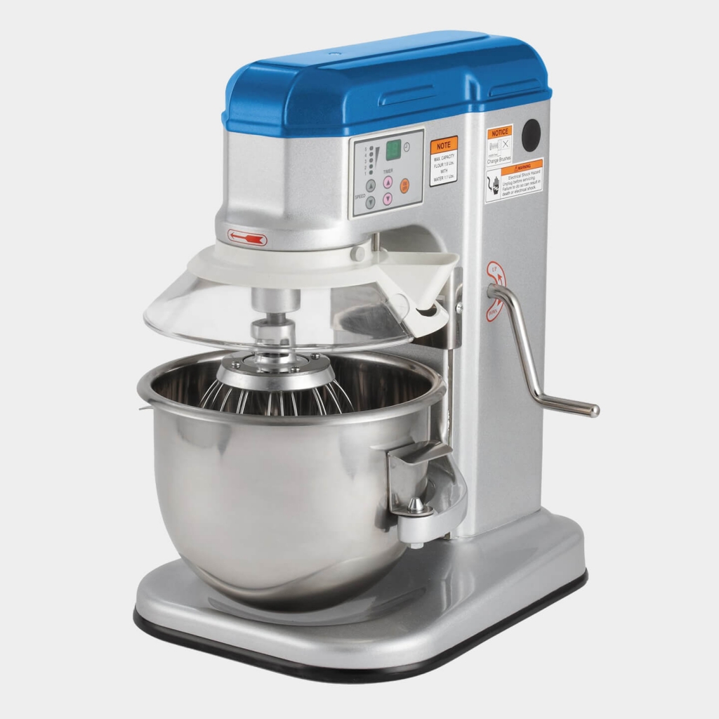 Vollrath's 7-Quart, 110- to 120-Volt, Countertop Mixer With Safety Guard, 40755