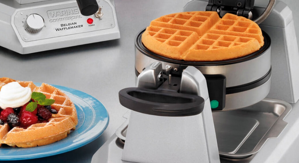 Nostalgia Round Mini Flippable Waffle Maker in the Waffle Makers department  at