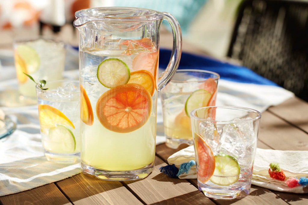 Libbey's 55 ounce Infinium pitcher is virtually unbreakable.