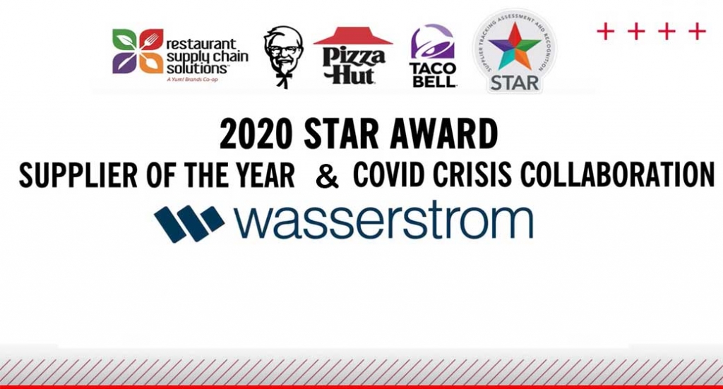 Wasserstrom Receives 2 STAR Awards for Supplier of the Year and COVID Crisis Collaboration