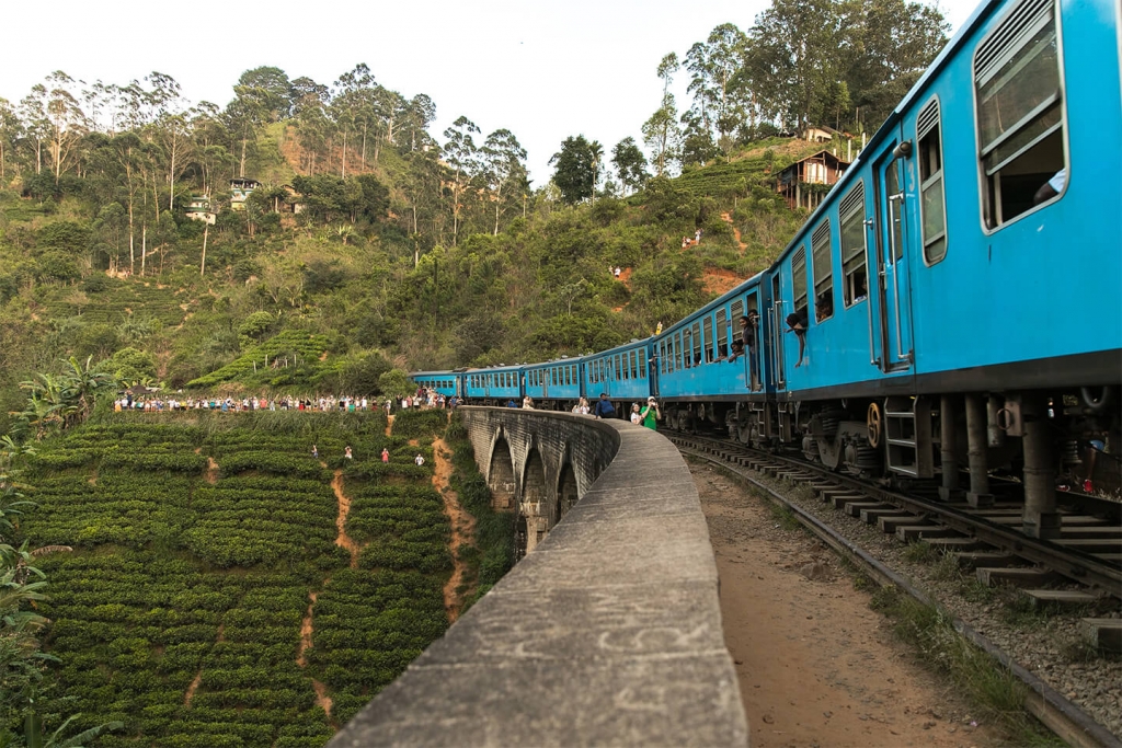 The Nine Arch Bridge in Ella, Sri Lanka.