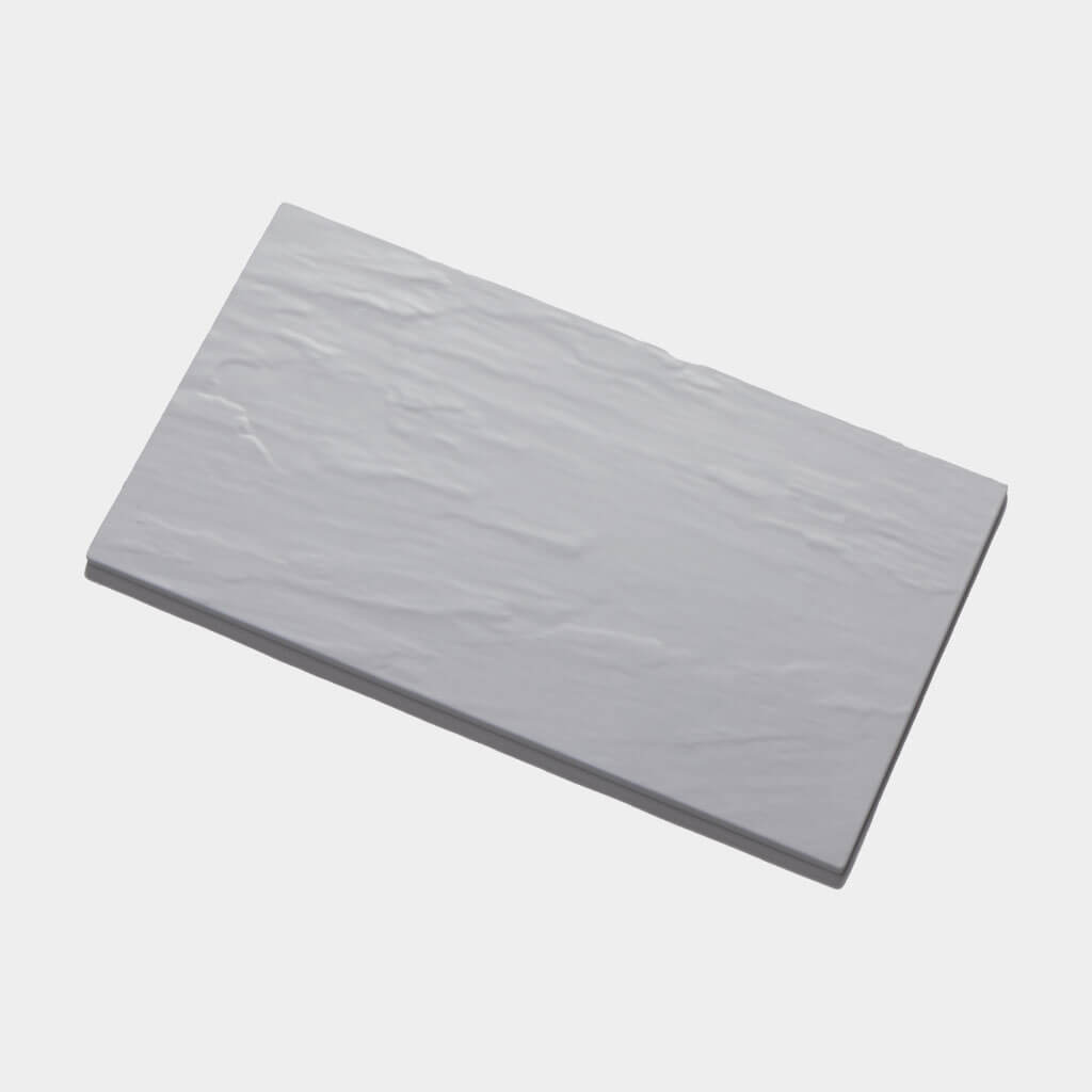 White Faux-Slate Melamine Serving Platter by American Metalcraft