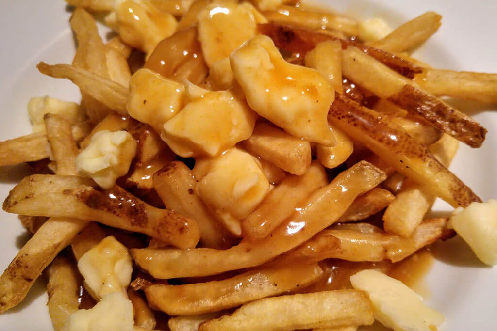 Authentic poutine from 3 Brasseurs.