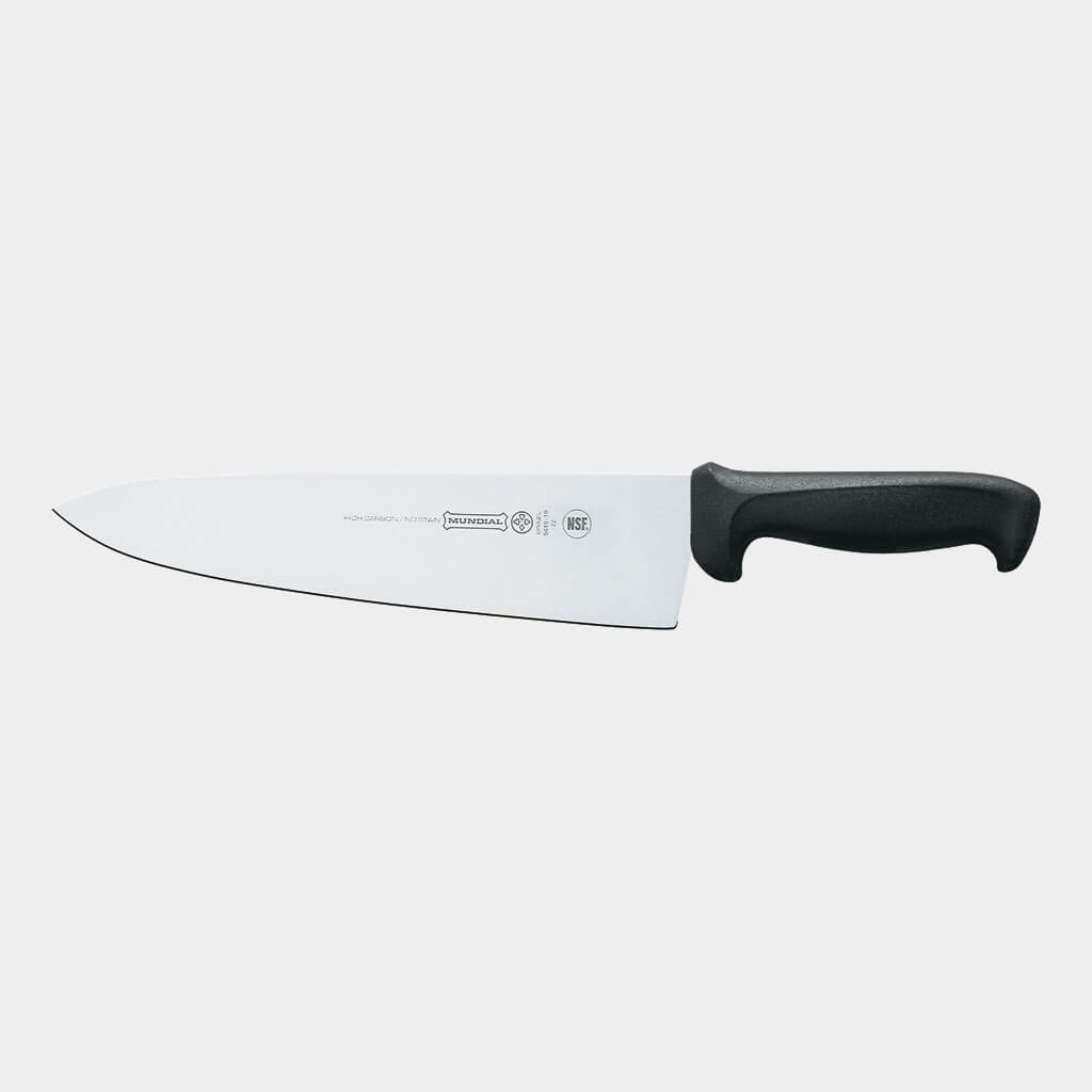 Carbon steel knife by Mundial.