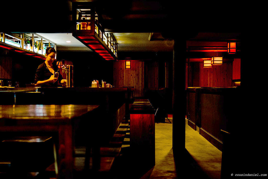 Booze Box interior.