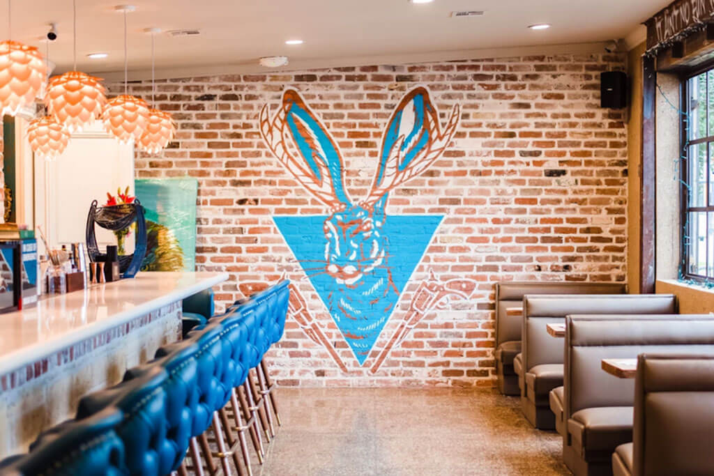 Rabbit's Got the Gun bar interior.