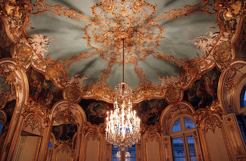Example of a rococo ceiling.