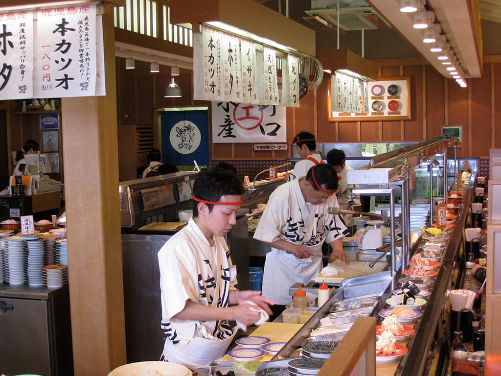 japanese sushi shop Japanese sushi shop.