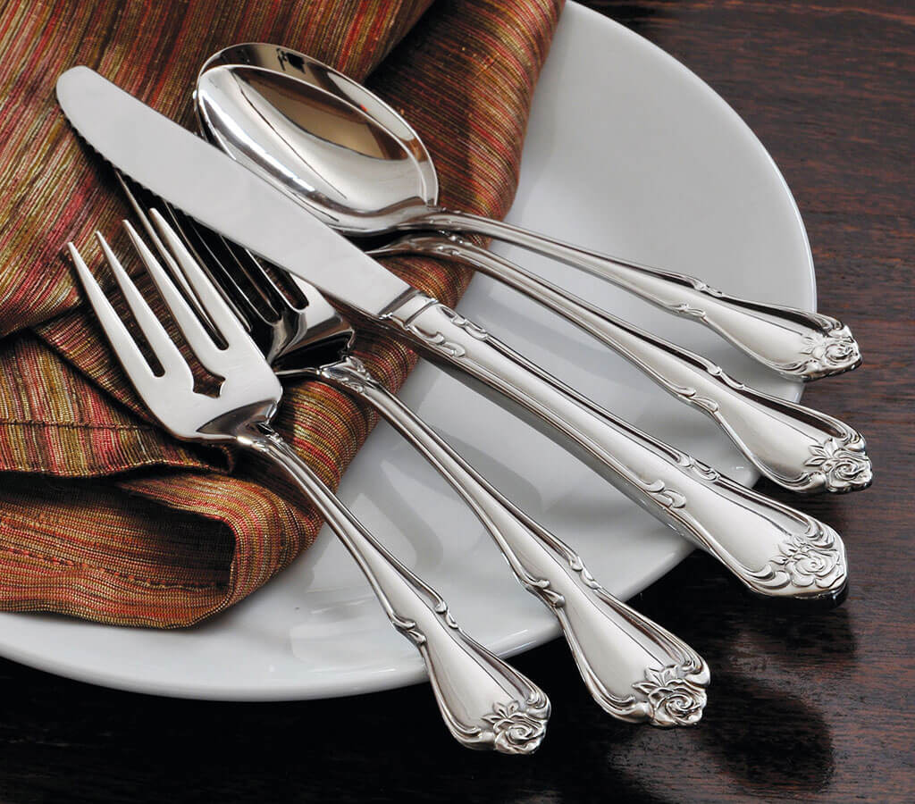 Arbor Rose flatware