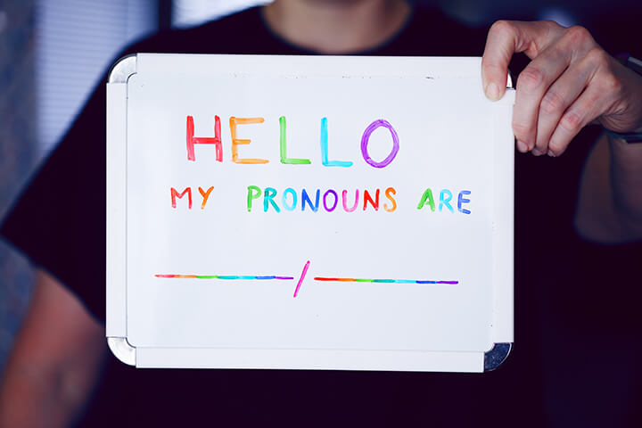 The importance of pronouns.