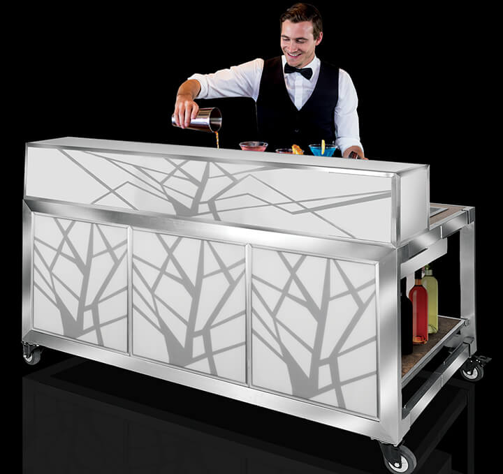 Fast and attractive bar display.