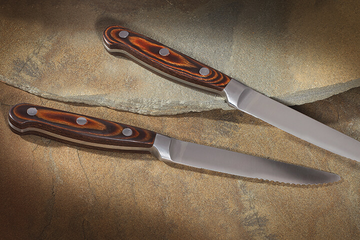 Regal steak knives for Fresh Farmhouse utensils. 