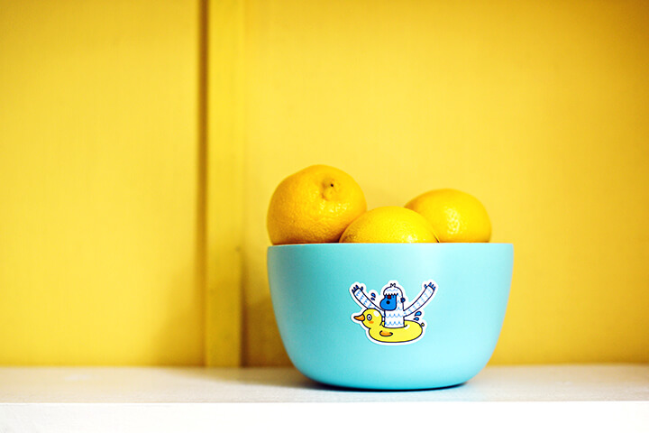 Yellow delivers our guests a serotonin boost.