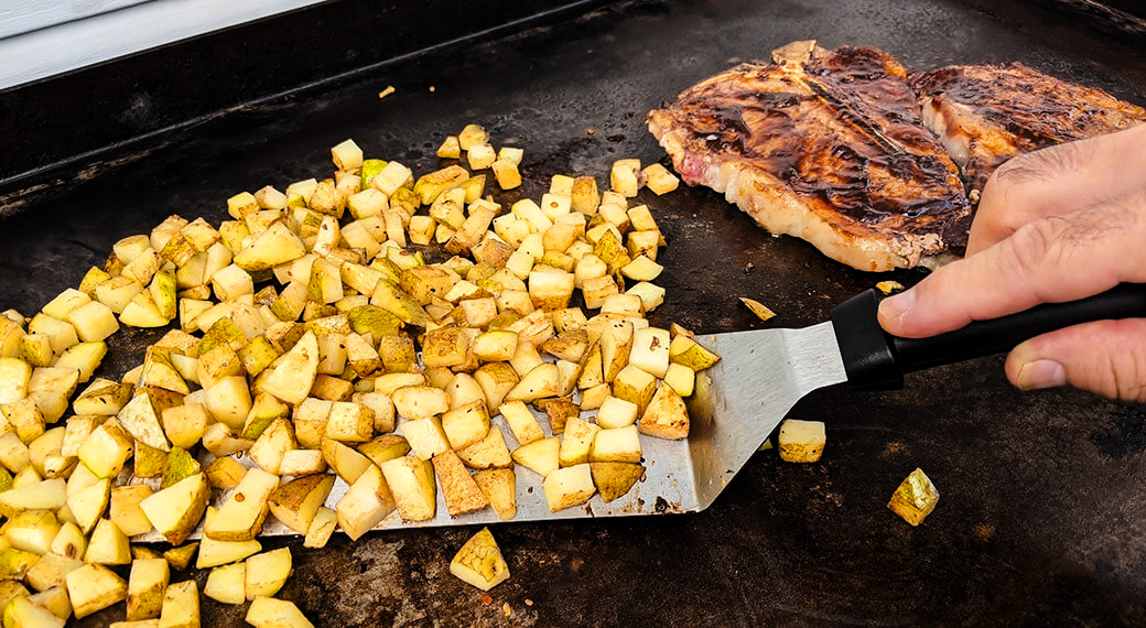 Cooking On a Flat Top