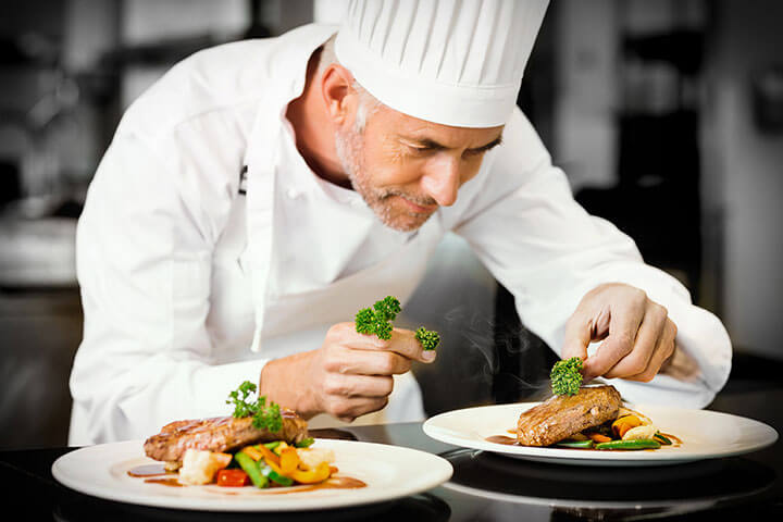 Germs often travel from hands to food.