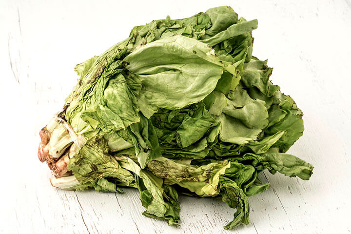 Whoever accepted this lettuce into your commercial kitchen should also have to eat it. Make sure your leafy greens aren't rotten.