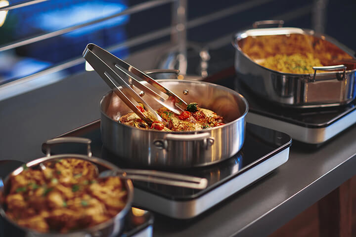 Induction cookware by Vollrath. 