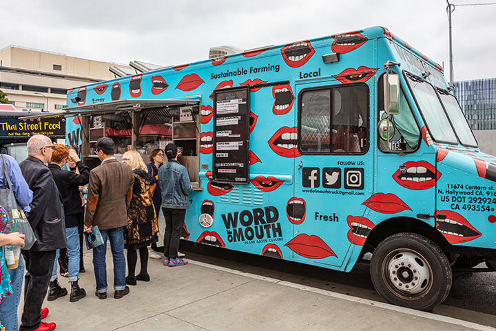 This LA-based food truck has successfully integrated word of mouth advertising and social media resources into its branding strategy.