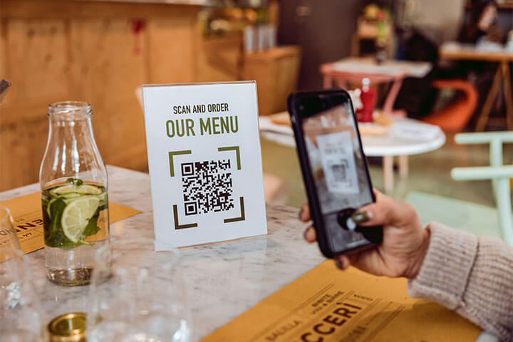 QR Codes and online menus make font selection more complex.