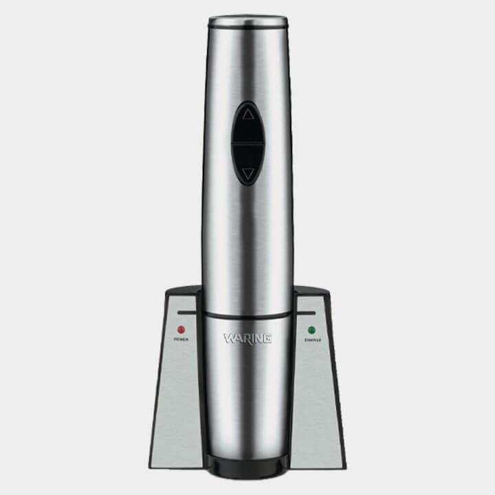 WW0120 Portable Electric Wine Bottle Opener with Recharging Station by Waring Commercial. 
