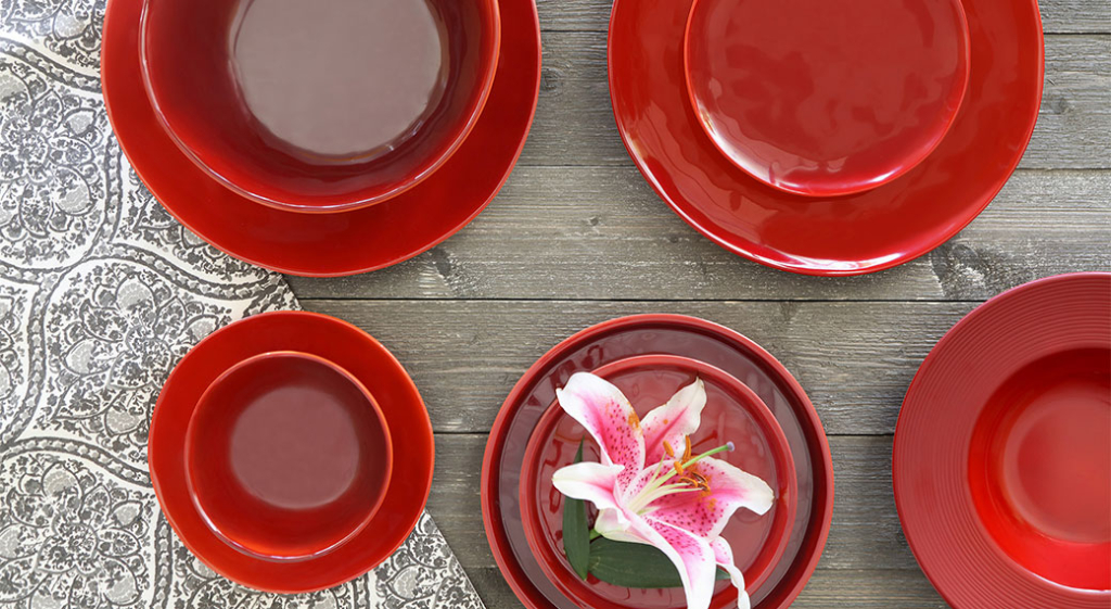 Maya melamine dinnerware by EGS