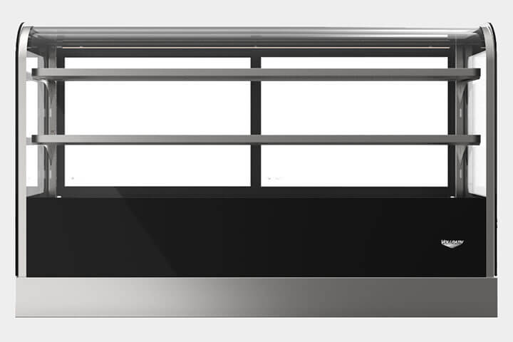 60" Cubed-Front Countertop Heated Display Case With Rear Access, HDCCB-60, by Vollrath