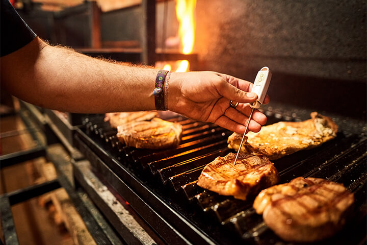 Use NSF certified thermometers and make your health inspector smile.
