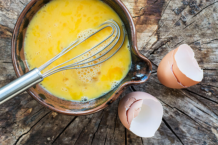 A flat whisk can double as a spatula. Flat whisks excel at aeration.