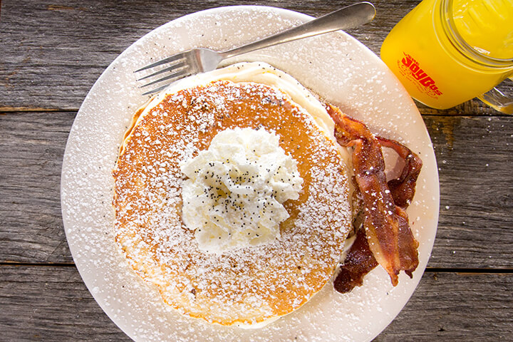 Delicious pancakes.