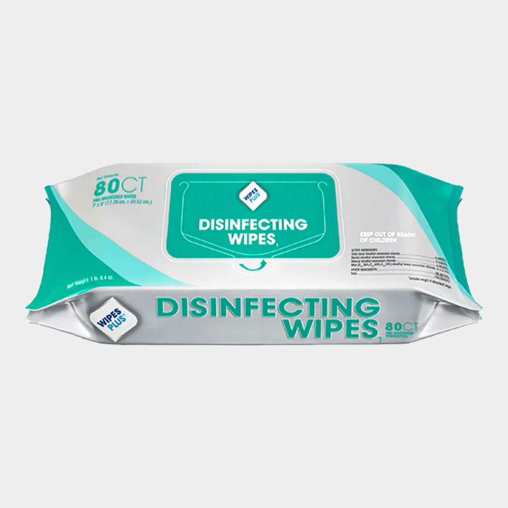 Disinfecting wipes for sanitation.