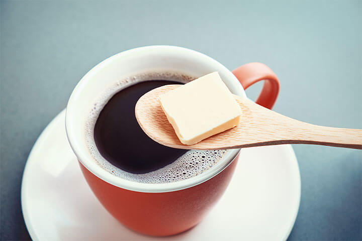 Butter as a coffee creamer alternative. 