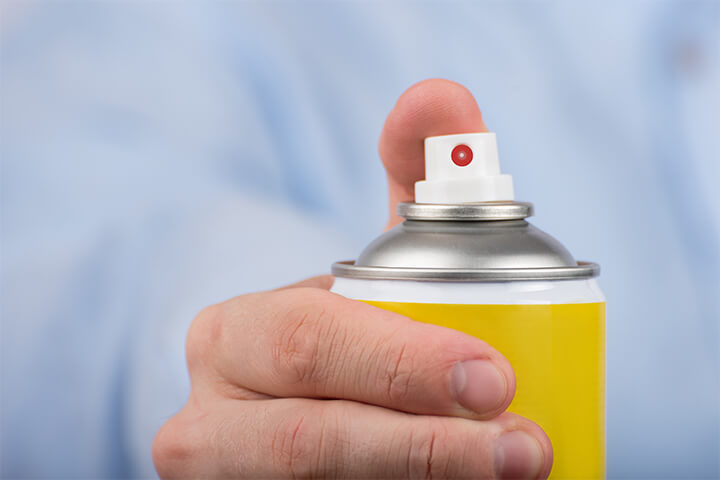 Commercial adhesive removers.