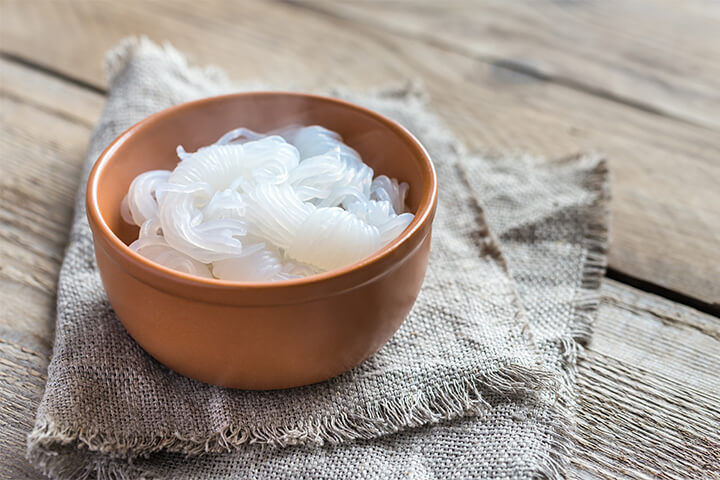 Konjac noodles.