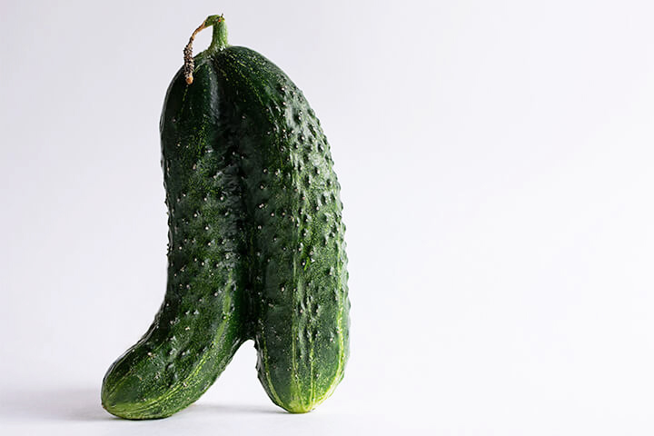 Double trouble cucumbers.