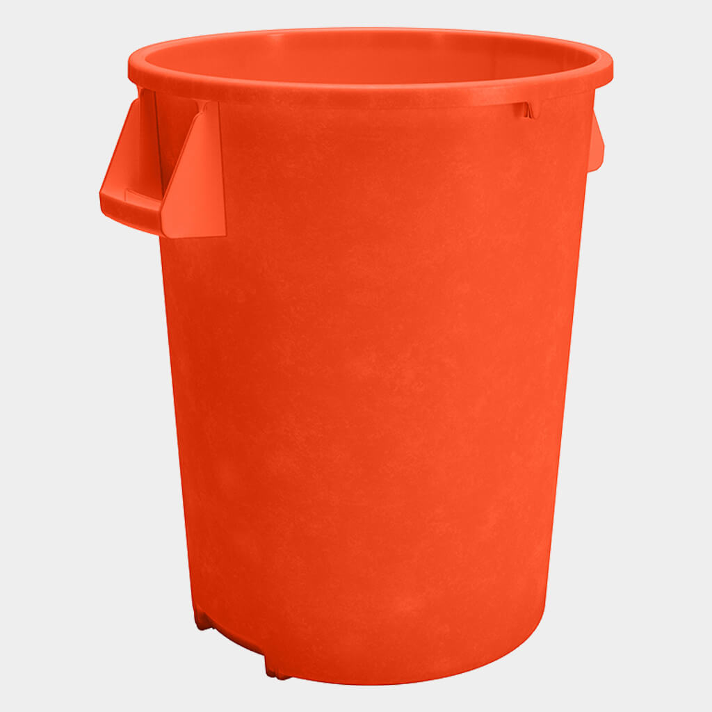 Tough and durable Bronco containers for color-coded cleaning systems.