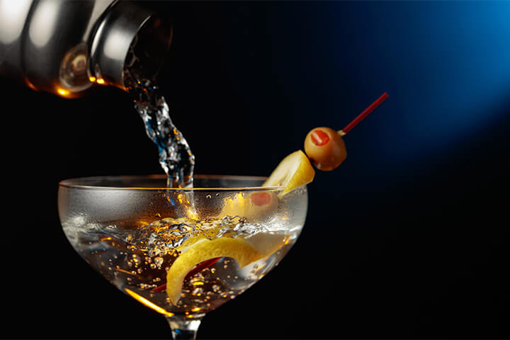 A dry martini