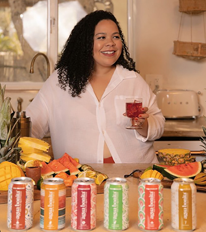 Kayla's aguas frescas come in bold and fun flavors like agua de jamaica and pineapple, mango habanero, and watermelon chile.