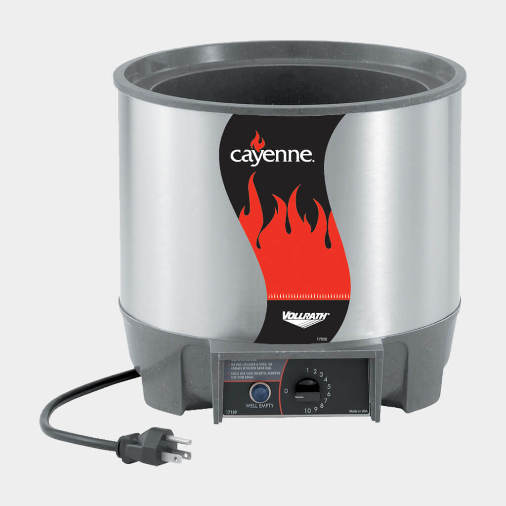 Cayenne Round Heat 'n Serve Rethermalizer. 
