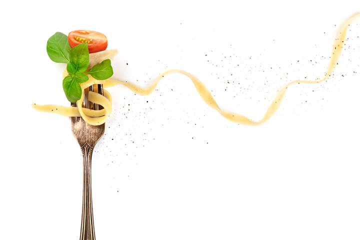 Fork representing how you should streamline your menu and tie up any loose ends.